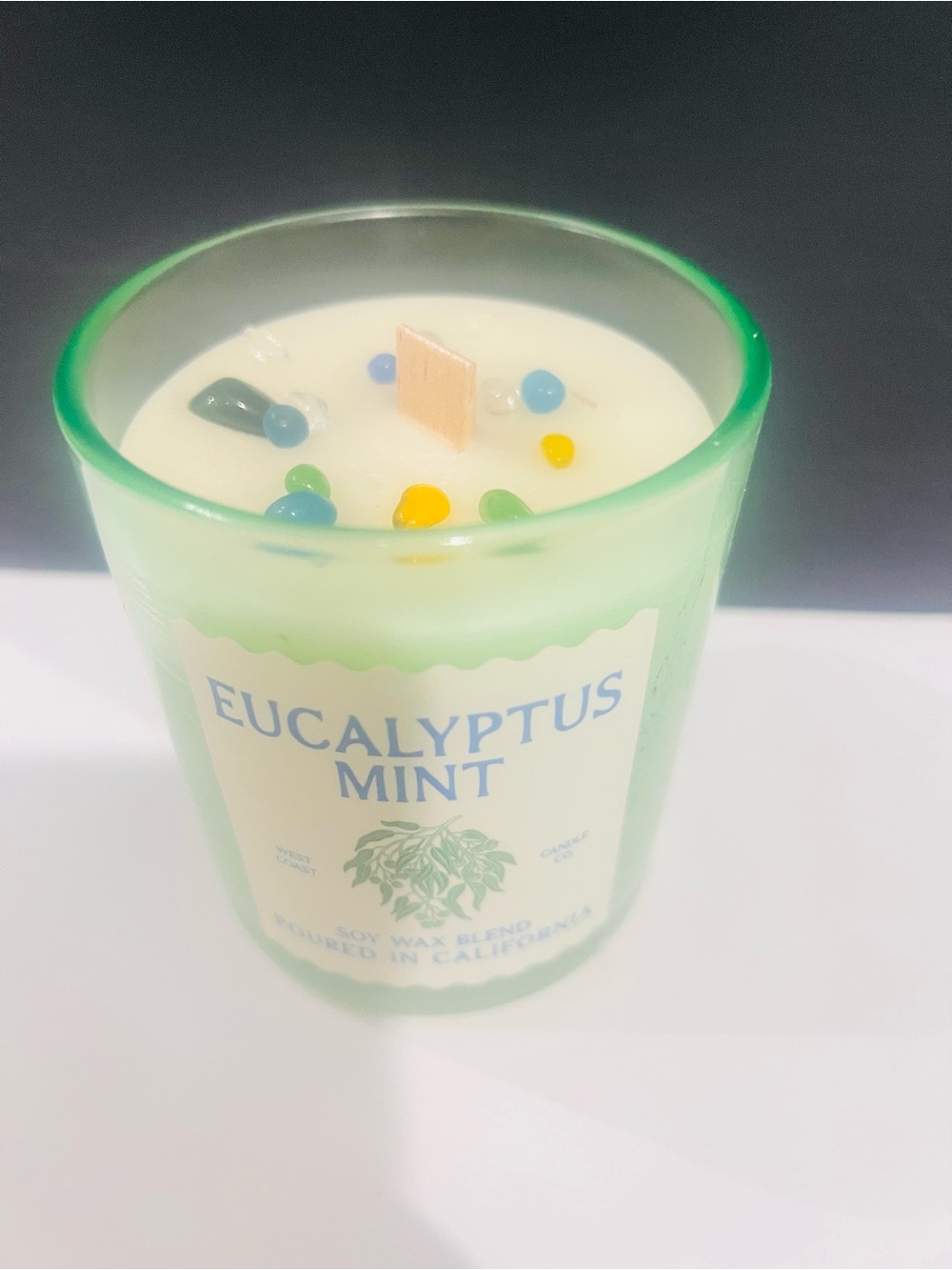 Eucalyptus Mint Soy Candle - Green